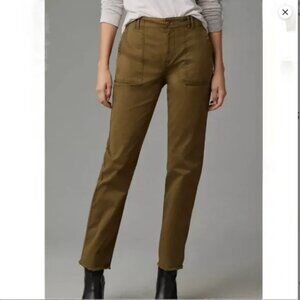 Anthropologie Pilcro Slim-Straight Ankle Crop Utility Pants Size 30P